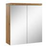 SPIEGELSCHRANK Toledo Eiche - 60 x 20 x 60 cm - Eichefarben, Holz (60/60/20cm) - Badplaats