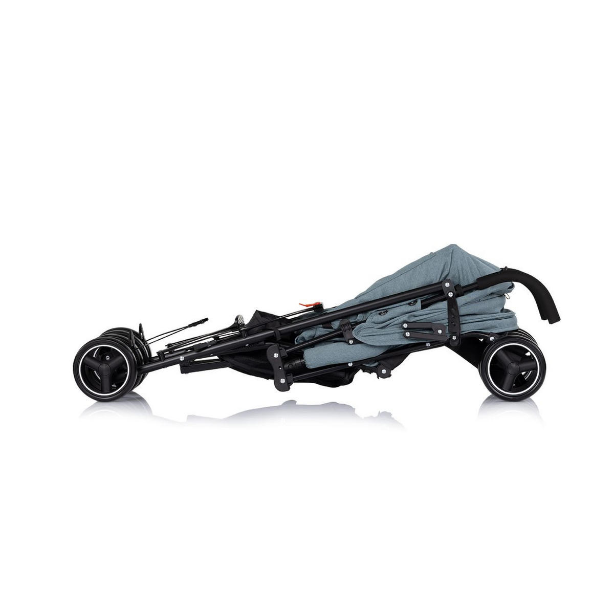 BUGGY Milano grau/grün Buggy bis 22 kg, Rückenlehne verstellbar, faltbar - Grün, Metall (60/49/105cm) - Chipolino