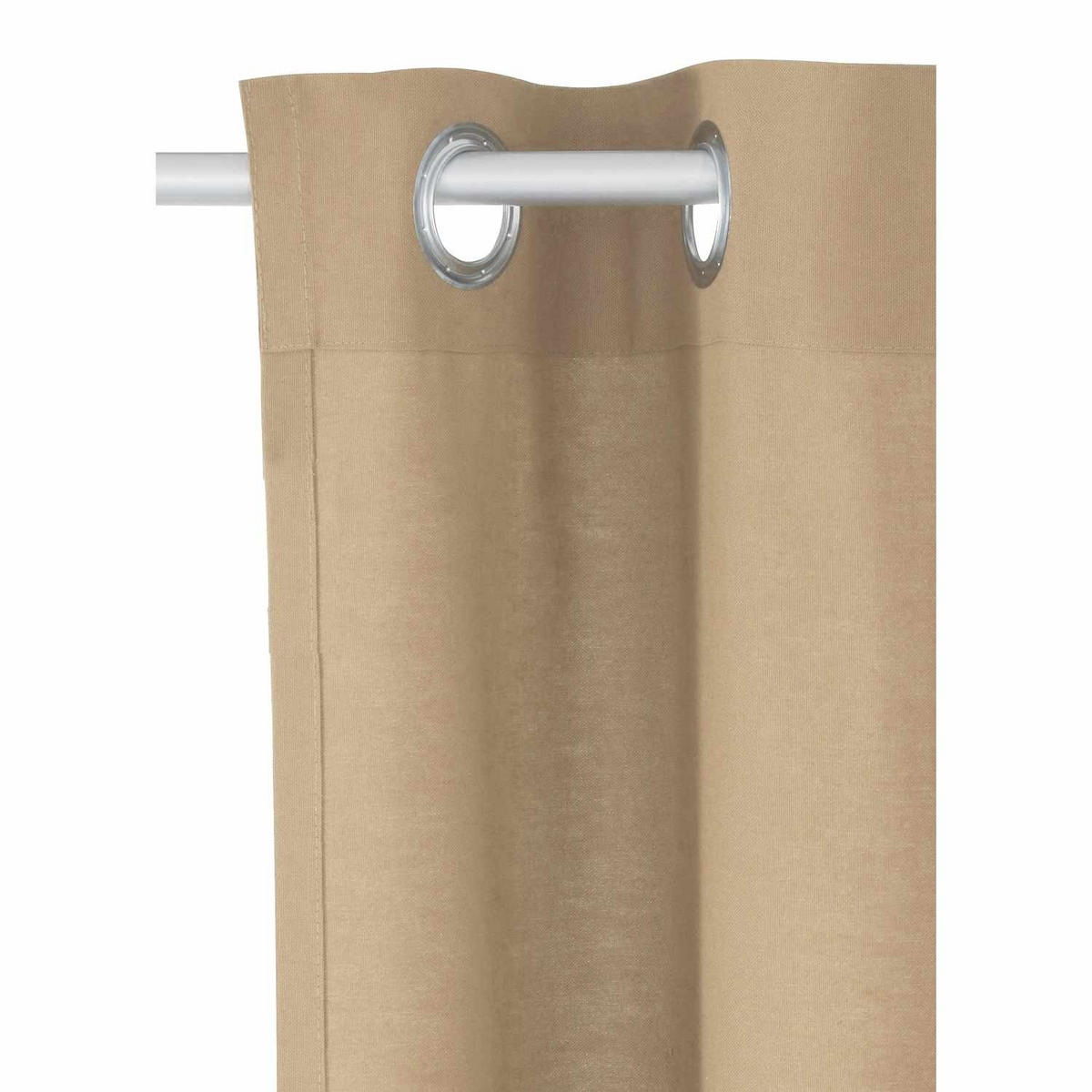 ÖSENVORHANG DOVE Blickdicht - Beige, Textil (140/0.5/245cm) - Tom Tailor