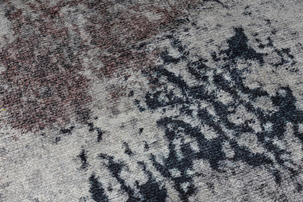TEPPICH RITZ Grau 80/150 cm - Grau, Textil (80/150cm) - Tapiso
