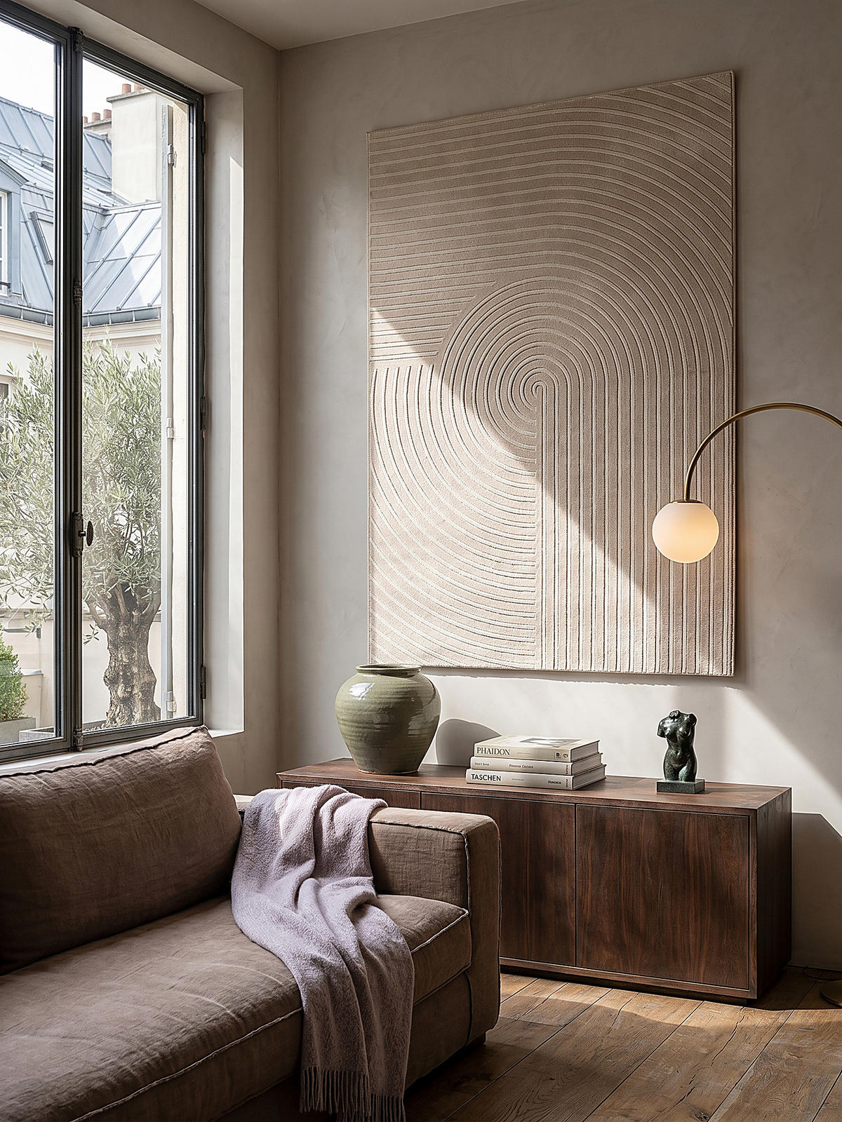 TEPPICHLÄUFER Geometrisch ERESMA Polyester Beige 80 x 300 cm - Beige, Textil (80/300cm) - KADIMA DESIGN