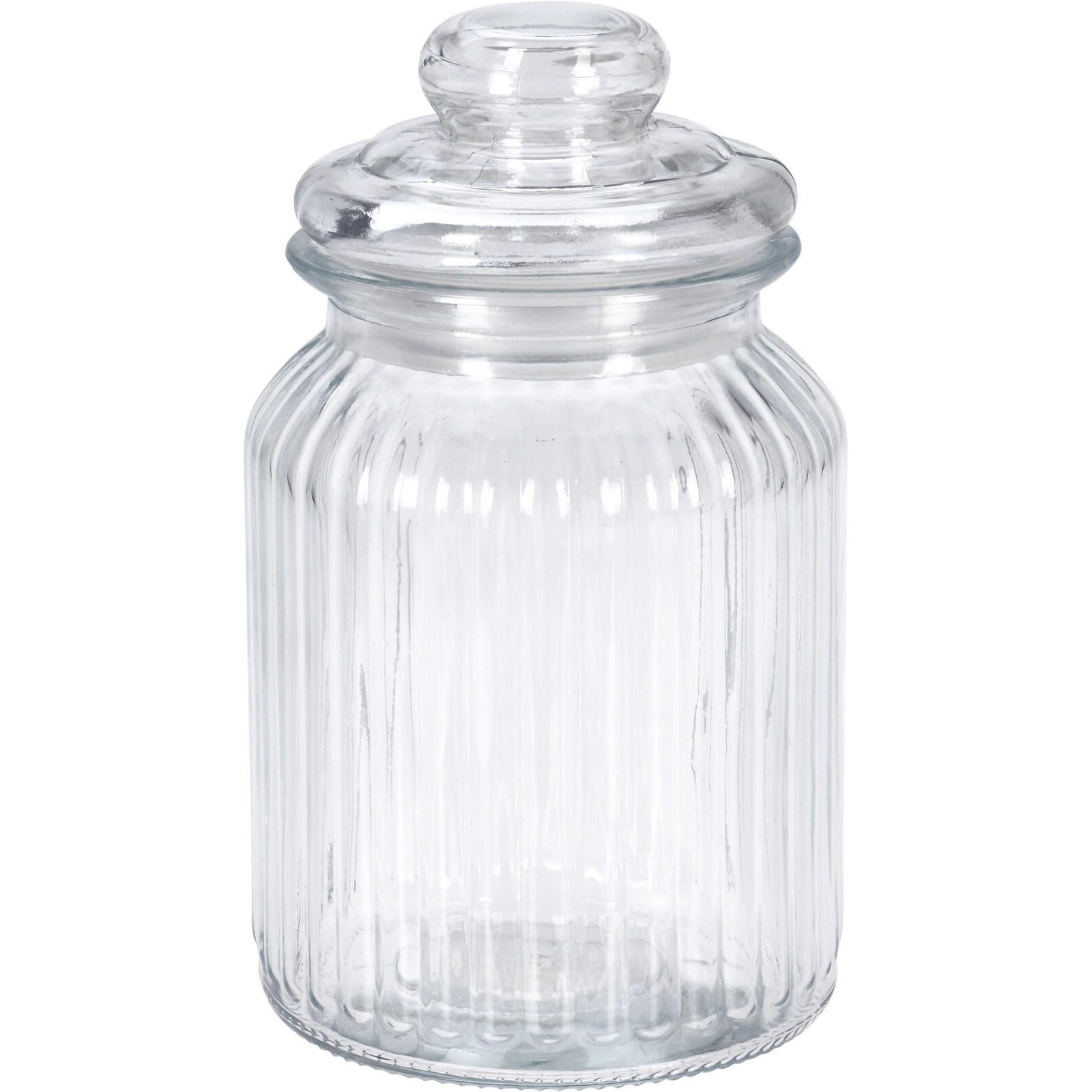 GLAS mit dicht schließendem Deckel 750 ml 11/11/19 cm - Transparent, Glas (11/19/11cm) - Excellent Houseware
