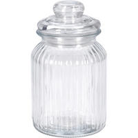GLAS mit dicht schließendem Deckel 750 ml 11/11/19 cm - Transparent, Glas (11/19/11cm) - Excellent Houseware