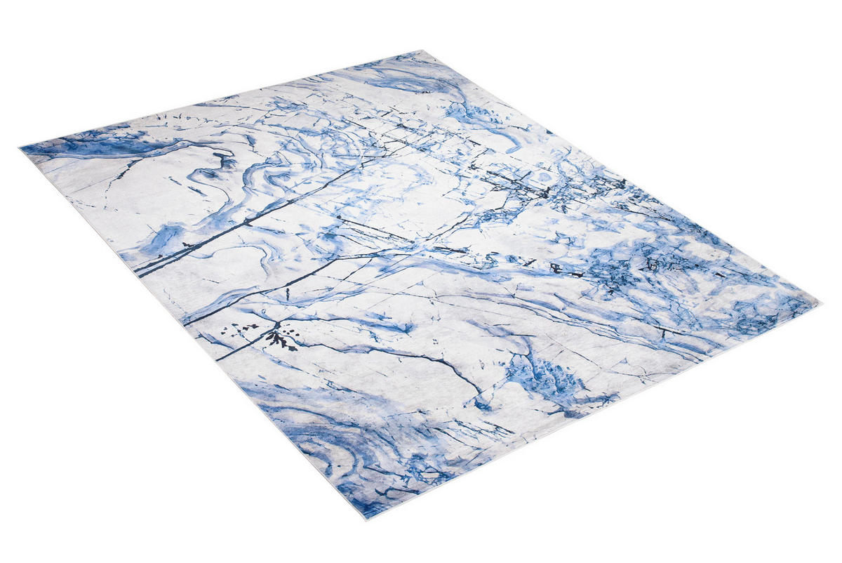 TEPPICH TOSCANA Hellblau 80/150 cm - Hellblau, Textil (80/150cm) - Tapiso