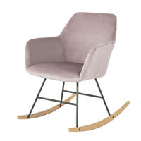 SCHAUKELSESSEL Pink - Pink, Holz/Textil (48/75/75cm) - SoBuy
