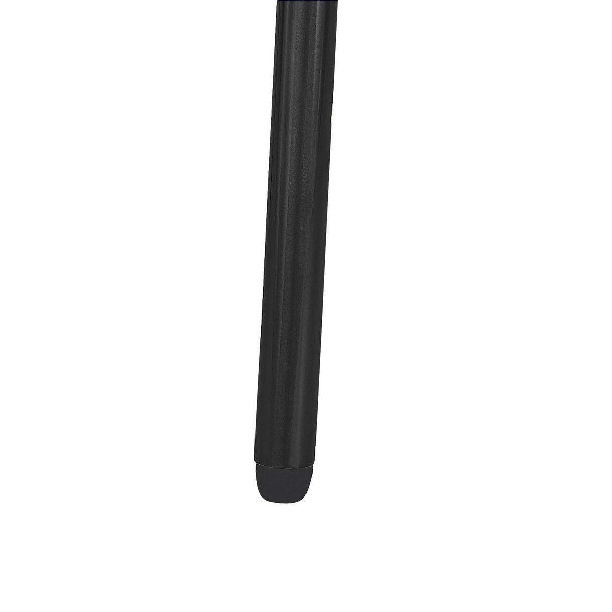 FÉMSZÉK 2 darabos Szett Fekete Hoback - fekete, textil/fém (60/79/56cm) - Beliani
