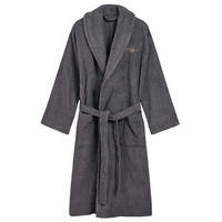 BADEMANTEL Unisex ARCHIVE SHIELD TERRY ROBE Grau Baumwolle - Grau, Textil (Lnull) - GANT
