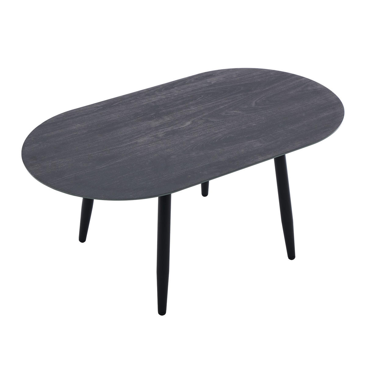 GARTENGARNITUR 4-teiliges Gartenmöbel Set,PE Rattan Garten-Loungestuhl-Set,Grau - Grau, Metall - LVHOM
