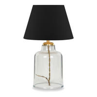 TISCHLEUCHTE Oldham - Schwarz, Kunststoff (22/22/30cm) - lux.pro