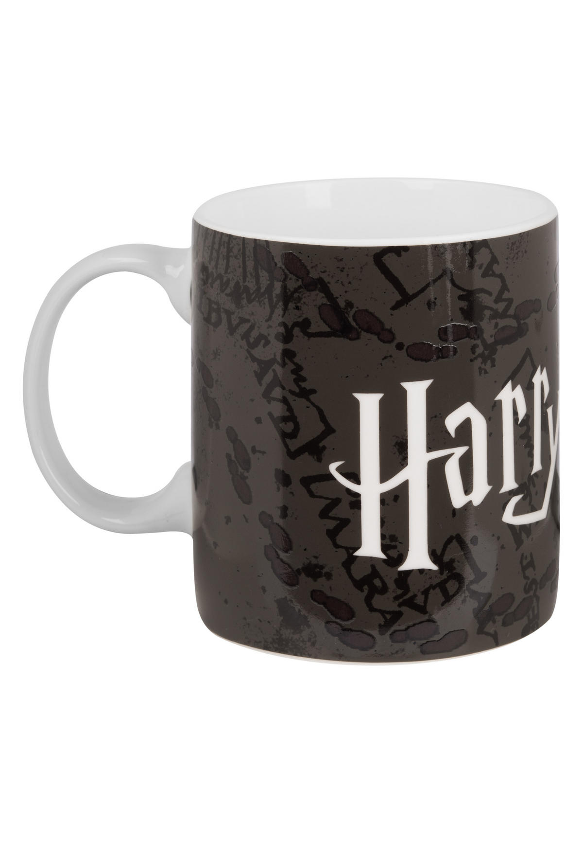 KAFFEEBECHER Harry Potter Zaubertasse Farbwechsel Marauders Map Schwarz 320 ml - Schwarz, Keramik (0.32L) - United Labels