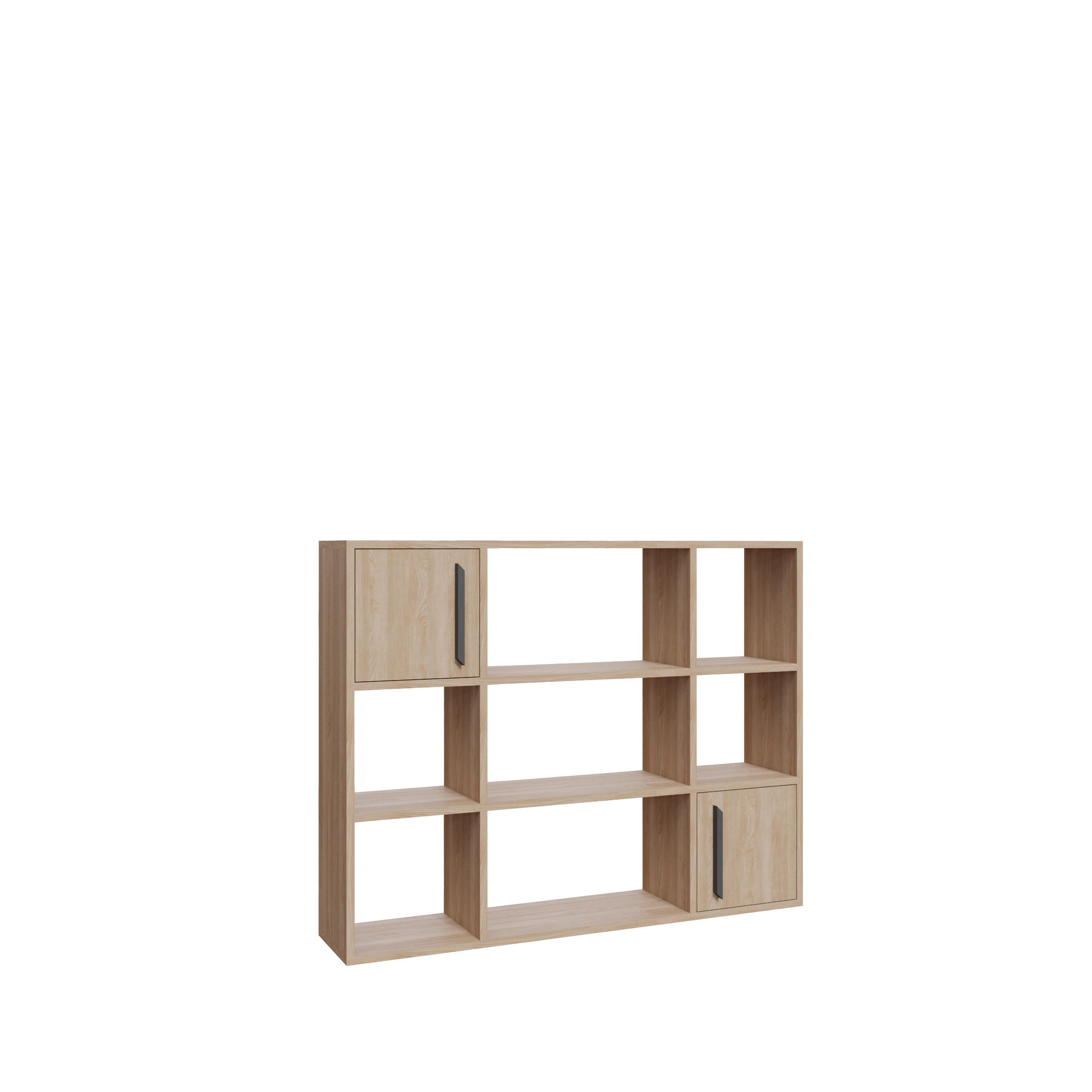 Decorotika Bücherregal Eiche 25.4x94x120 cm