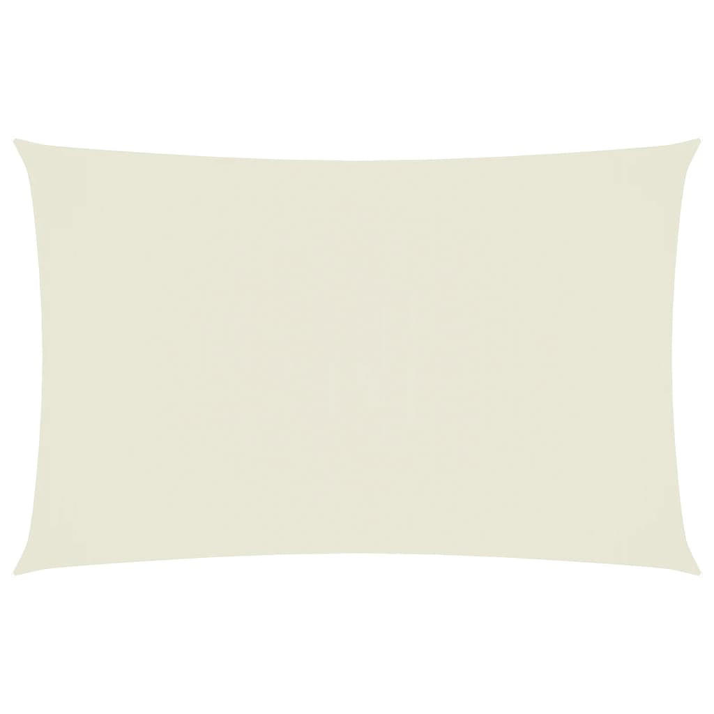 vidaXL Sonnensegel Creme 400x700 cm