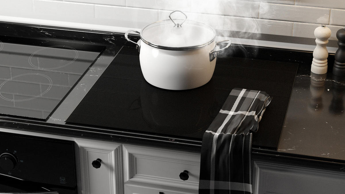 SPRITZSCHUTZ aus Glas SCHWARZ CLASSIC BLACK 60x65cm - Schwarz, Glas (60/65/0.4cm) - ALLboards