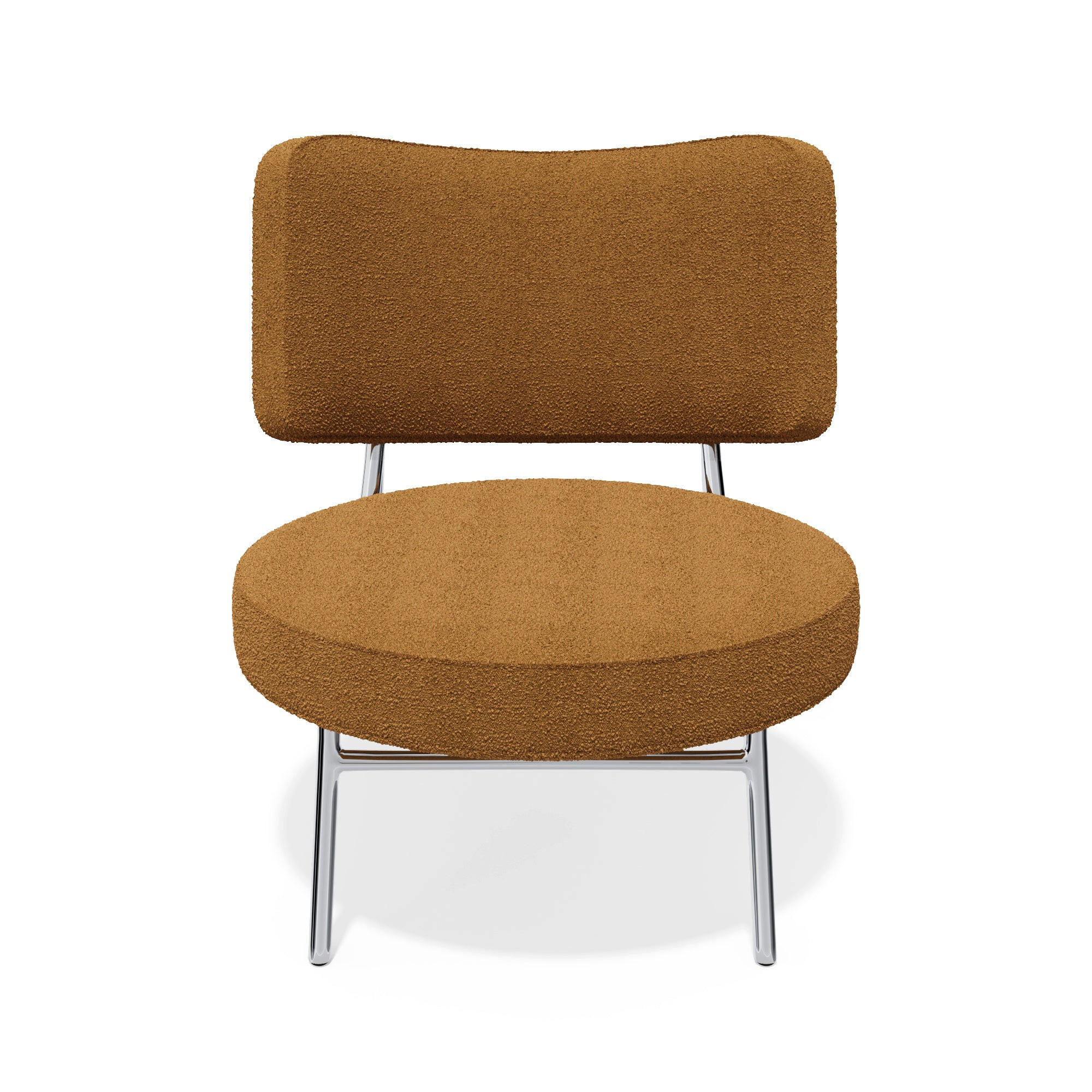 SESSEL Bouclé-Stoff 60cm - Dunkelgelb, Textil (60/70/71cm) - Sia Home