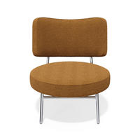 SESSEL Bouclé-Stoff 60cm - Dunkelgelb, Textil (60/70/71cm) - Sia Home