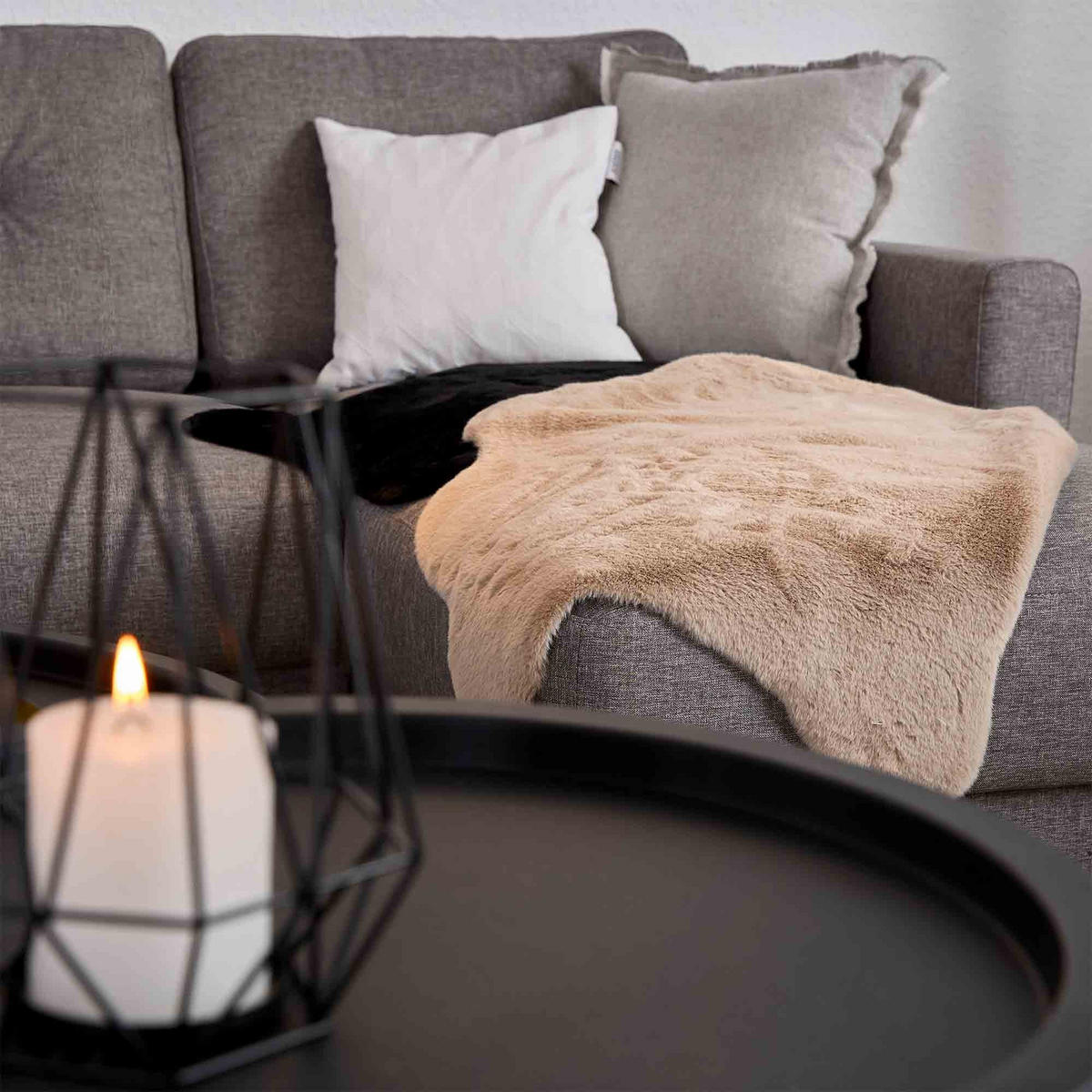 DEKOFELL ELDA - Beige, Textil (55/80cm) - Astra