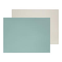 PLATZSET 40 x 30cm mint / grau - Mintgrün, Textil (40/30/0.5cm) - Freeform