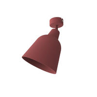 DECKENLEUCHTE - Rot, Metall (16/16/21cm) - Lumicom
