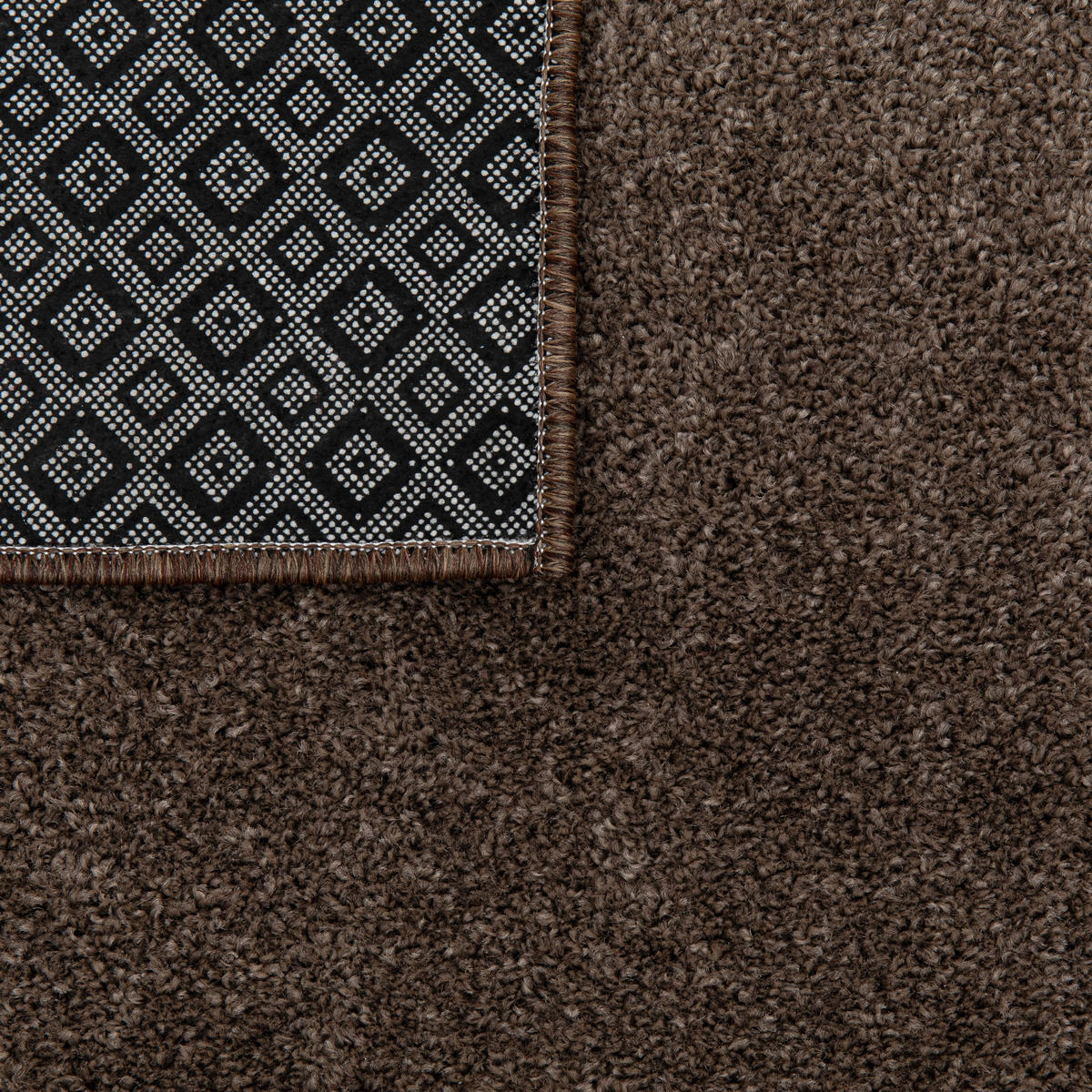 TEPPICH NOYAN Dunkelbraun 120/170 cm - Dunkelbraun, Kunststoff (120/170cm) - Tapiso