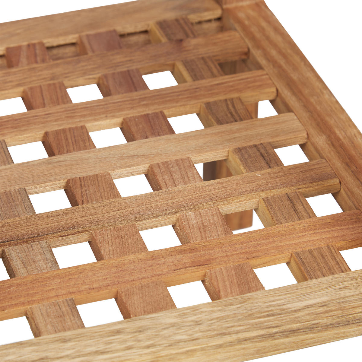 BEISTELLTISCH - Hellbraun, Holz (30/35/80cm) - Relaxdays