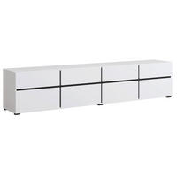 TV STOLÍK Lilia Biela - biela, kompozitné drevo (225/48/40cm) - Petits-meubles