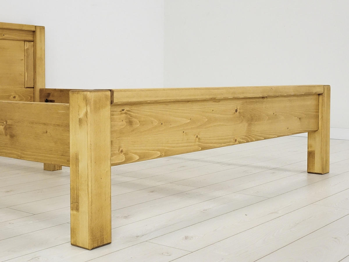 BETT aus Massivholz Sara - Honig, Holz (90/200cm) - Seart