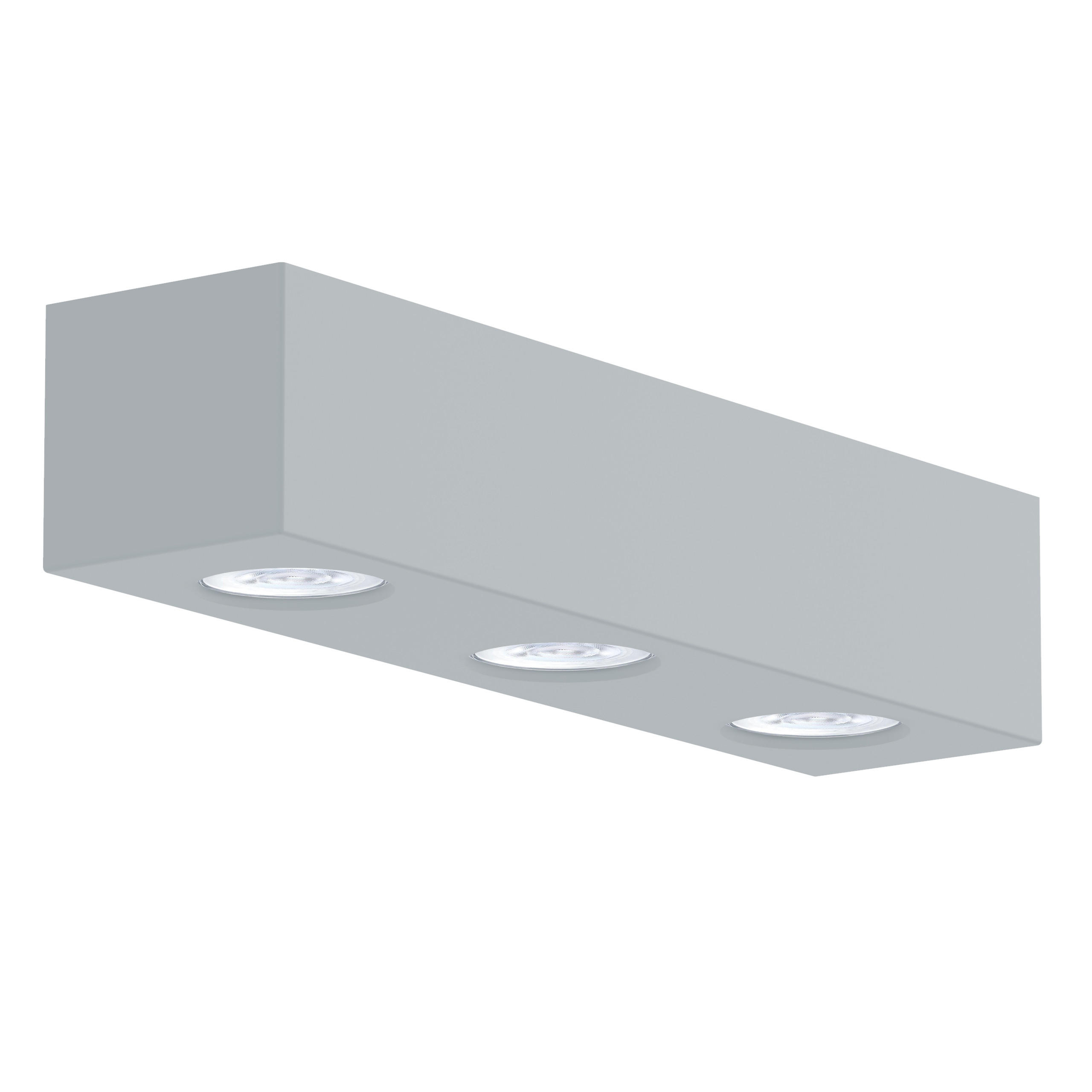 DECKENLEUCHTE - Grau, Metall (10/30/7cm) - Lumicom