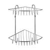 BADEZIMMERREGAL Carl 22/16/28,5cm Silber - Silberfarben, Metall (22/28.5/16cm) - Mondex