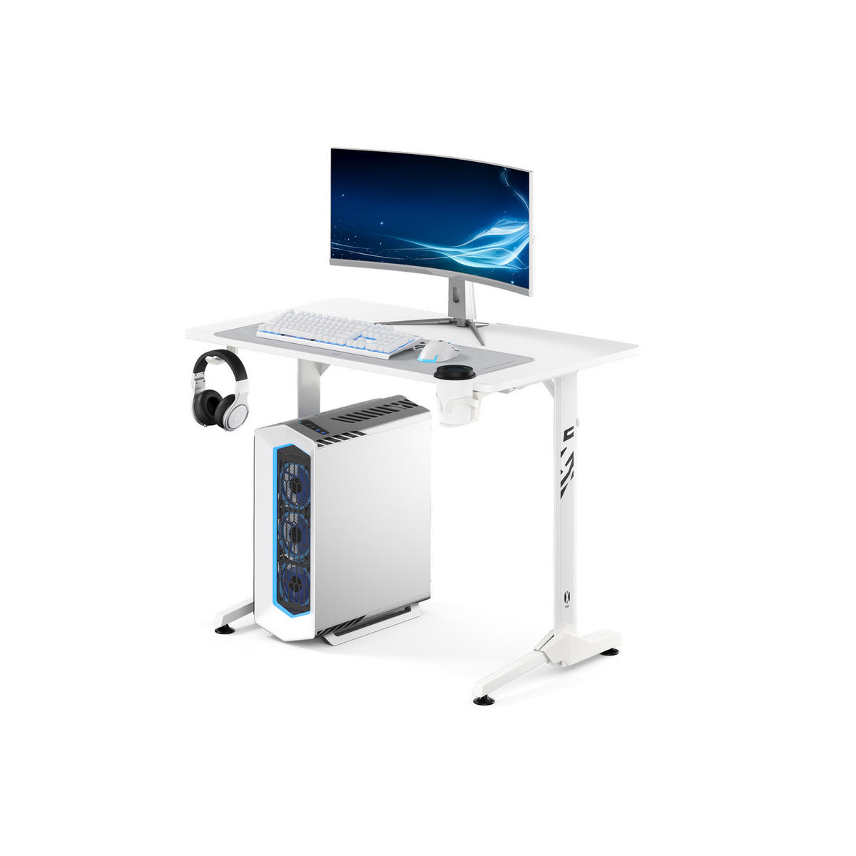 SCHREIBTISCH X-Mate - Weiß, Holzwerkstoff (60/100/75cm)