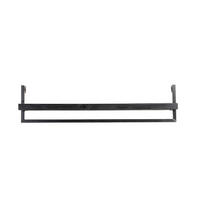 WANDREGAL Maddison Schwarz 100/15/24 cm - Schwarz, Metall (100/24/15cm) - Light & Living