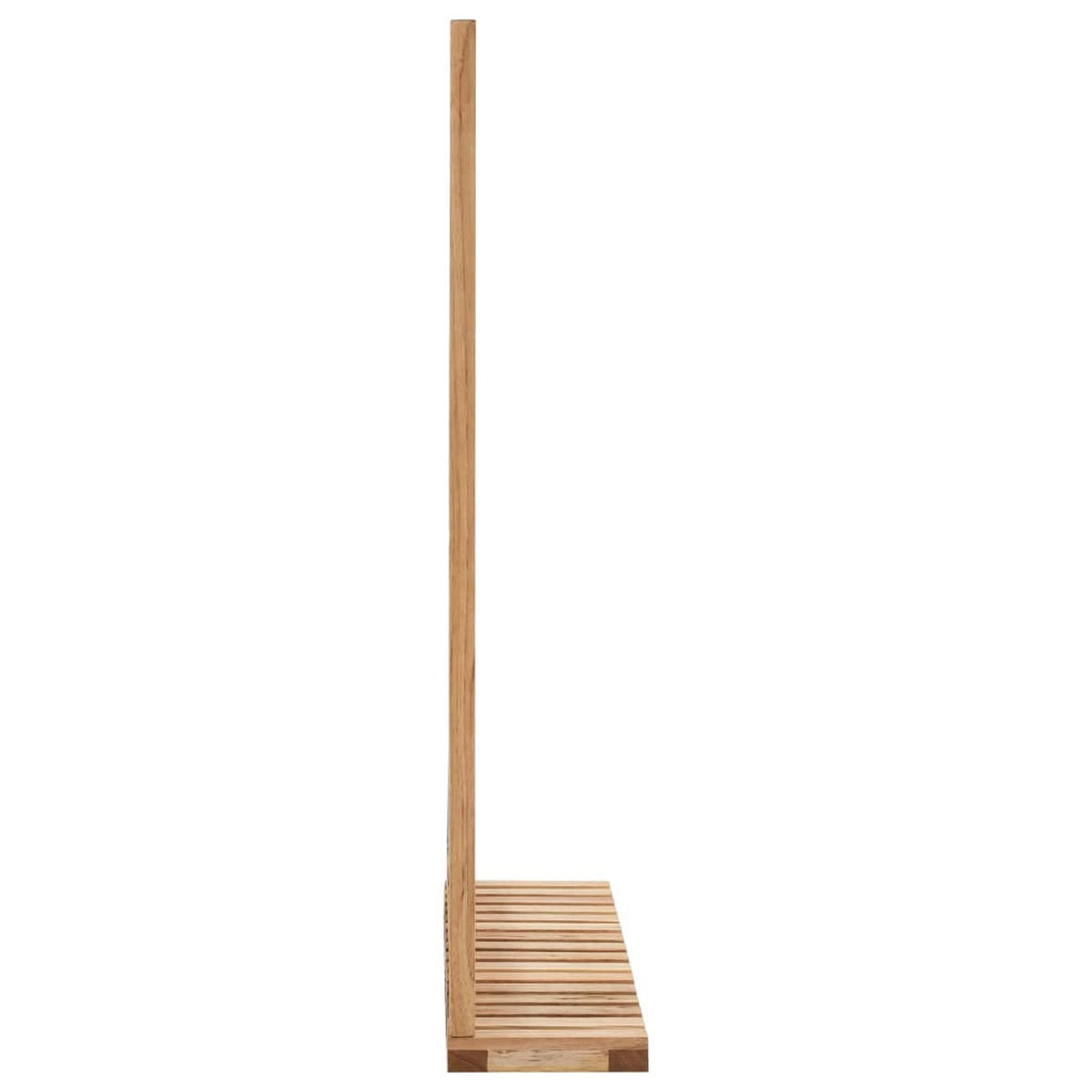 BADEZIMMERSPIEGEL 60x12x62 cm Walnuss Massivholz - Braun, Holz (12/62/1cm) - furnicato