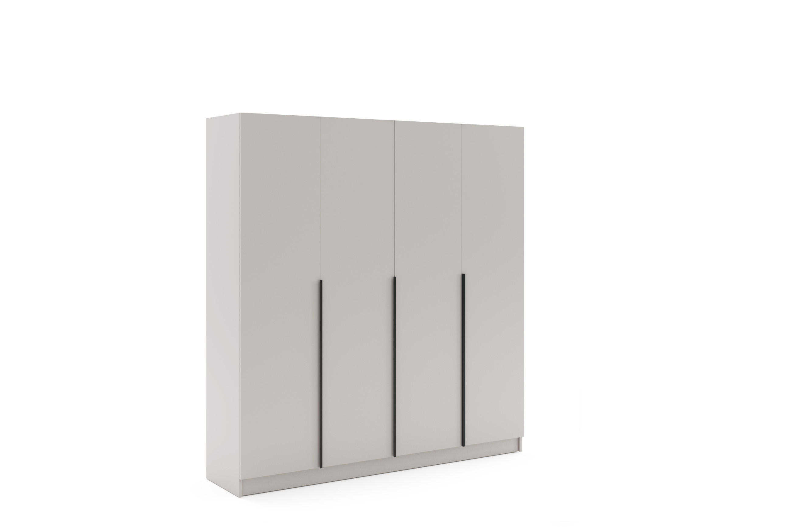 BM-Möbel Drehtürenschrank Kaschmir 200x215x61 cm