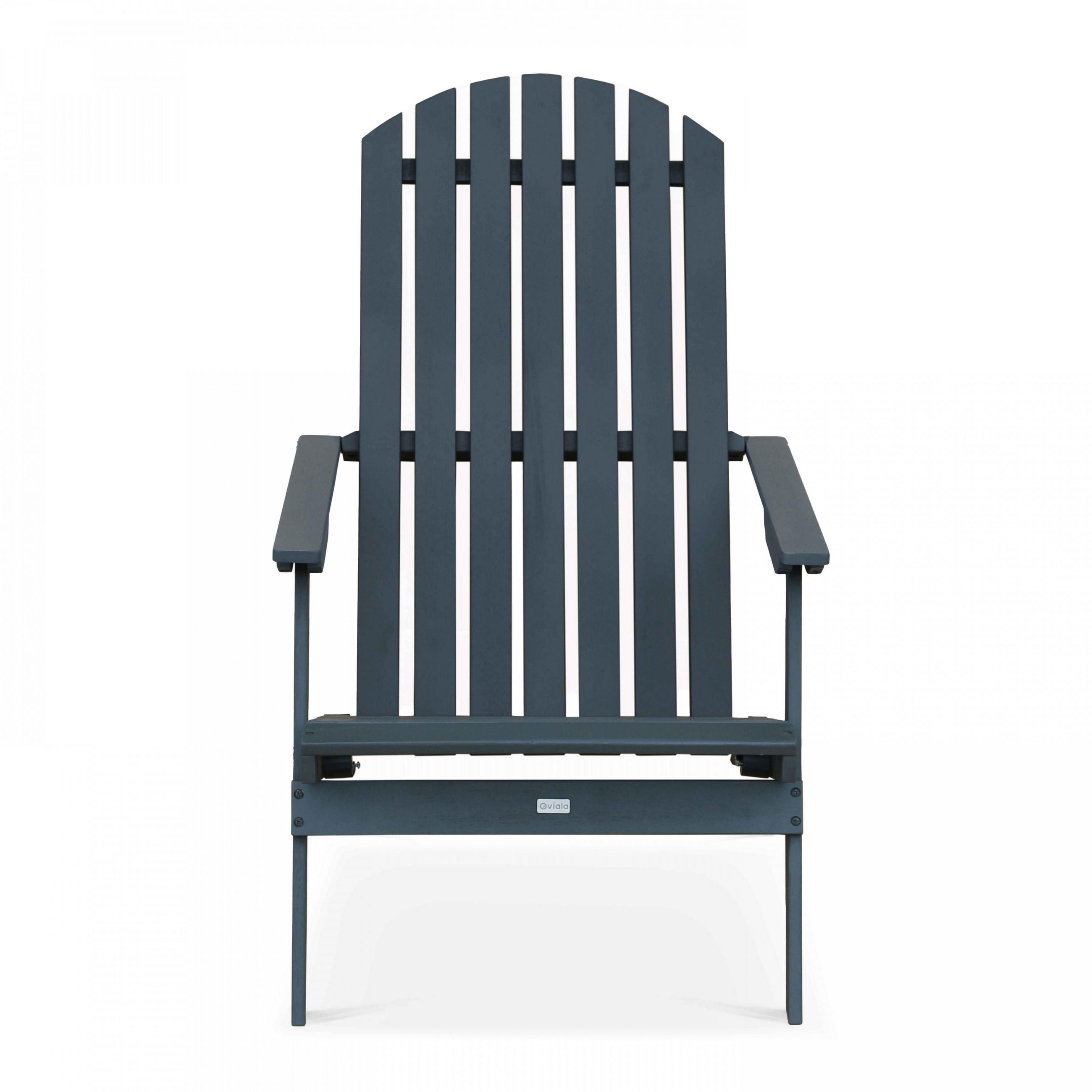 Thumbnail - Oviala Relaxsessel,, Grau, Holz, 1, 1-Sitzer, Rechteckig, rechteckig,Rechteckig, 84x95x59 cm, Gartenmöbel, Gartenstühle,...