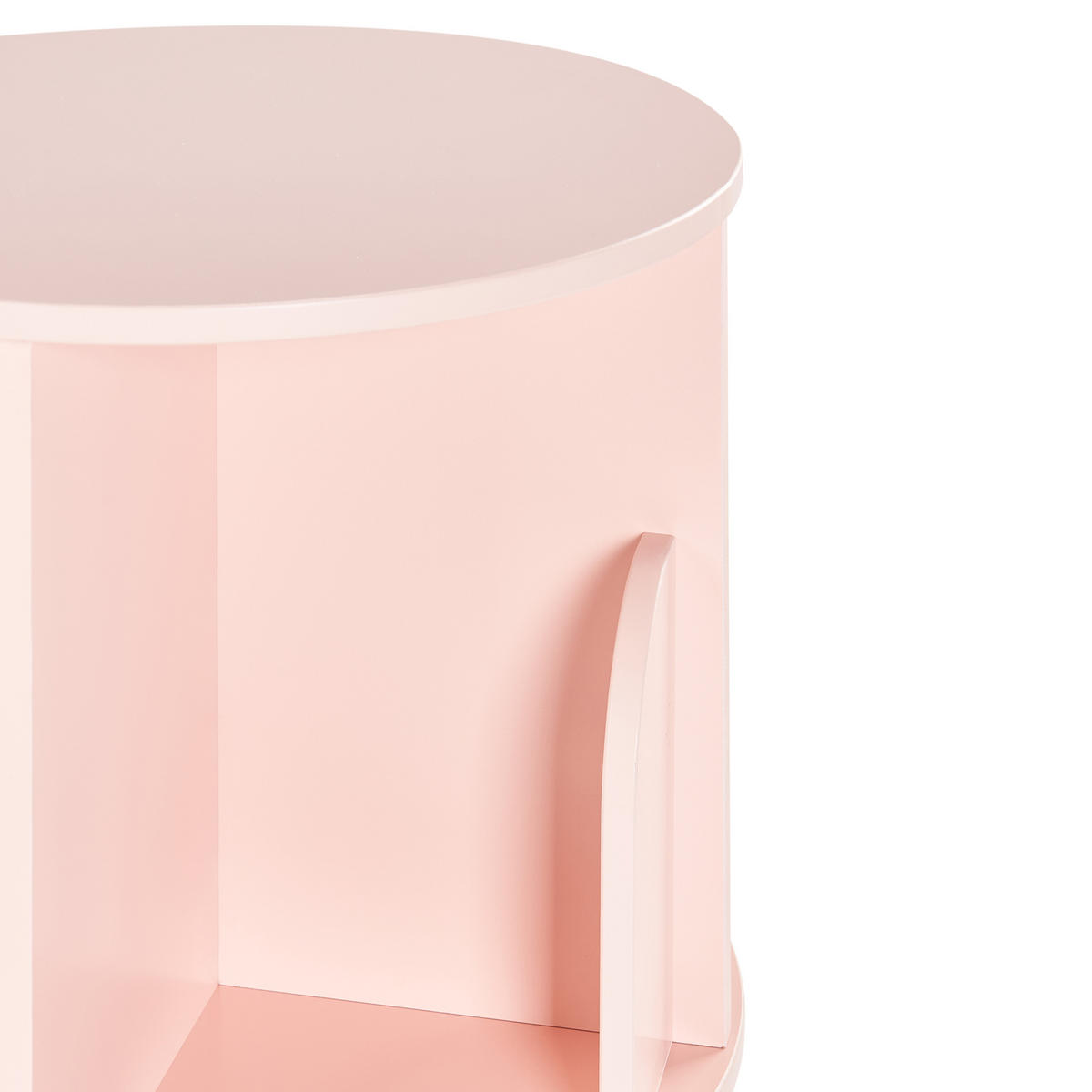 BÜCHERREGAL 94 cm Pastellrosa Caney - Pink, Holzwerkstoff (40/94/40cm) - Beliani