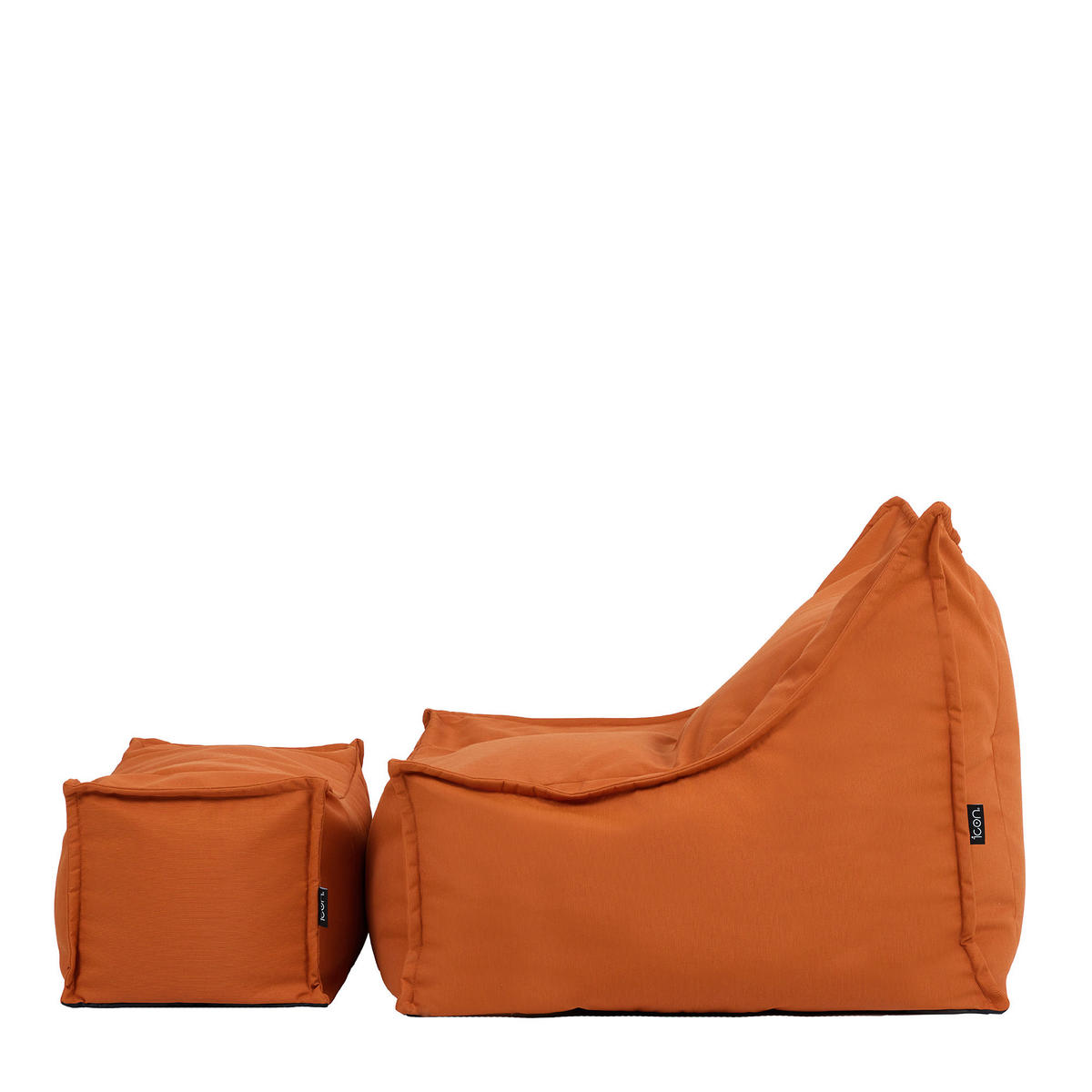SITZSACK Outdoor-Sessel Alto + Hocker - Orange, Textil (94/75/94cm) - icon
