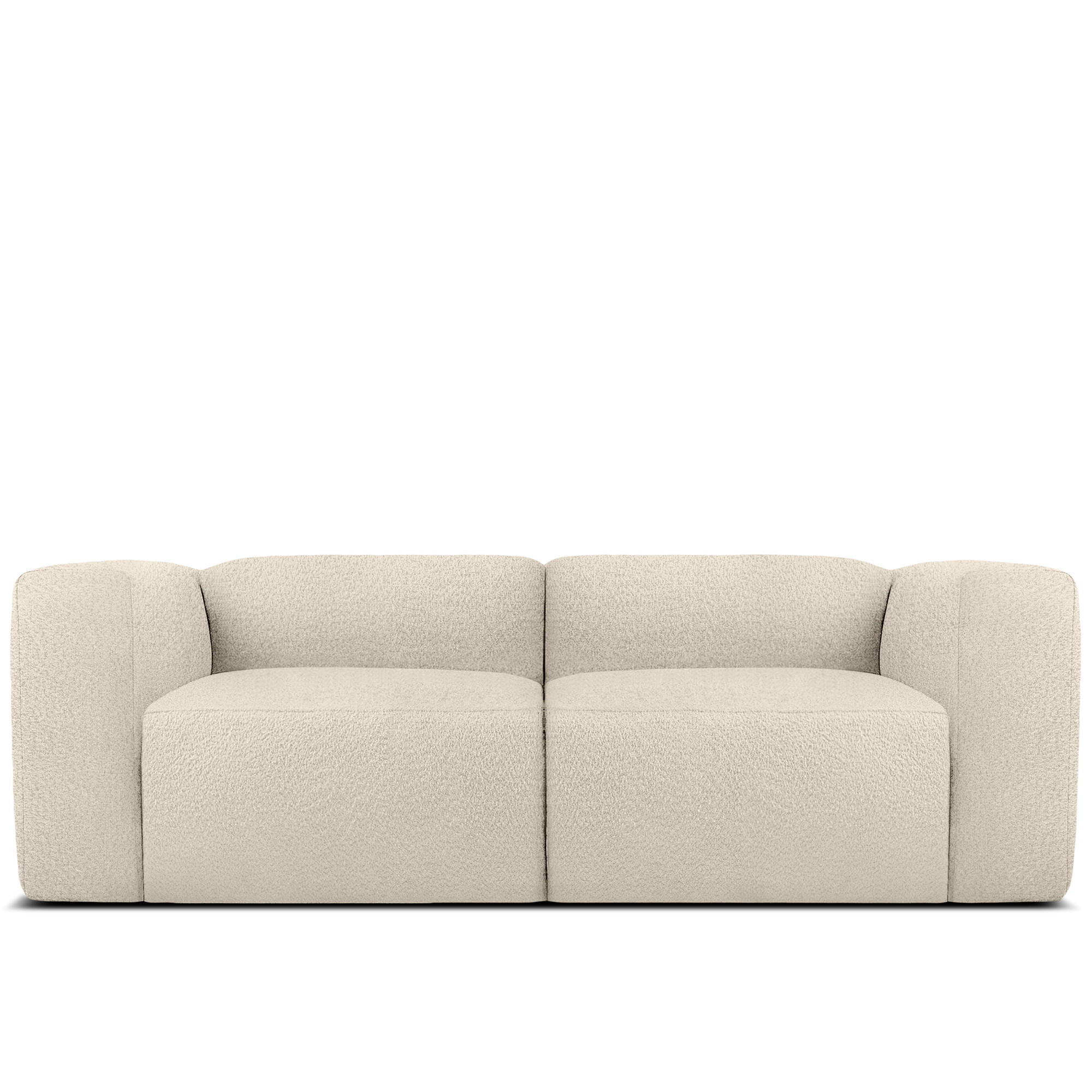 2-SITZER SOFA BUFFO, Hellbeige - Beige, Holz/Holzwerkstoff (210/73/96cm) - KONSIMO®