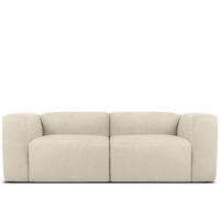 2-SITZER SOFA BUFFO, Hellbeige - Beige, Holz/Holzwerkstoff (210/73/96cm) - KONSIMO®