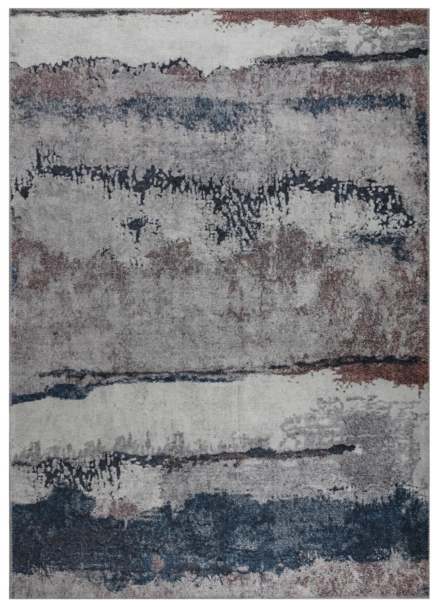 TEPPICH RITZ Grau 80/150 cm - Grau, Textil (80/150cm) - Tapiso