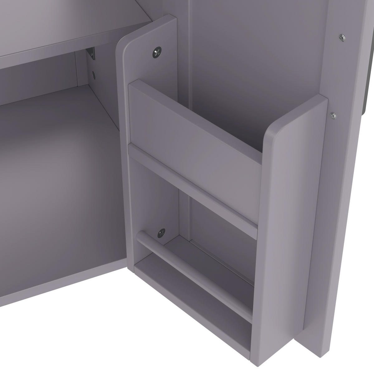 BADEZIMMERSCHRANK mit Waschbecken 60 x 46 x 84,8 cm Grau - Grau, Holzwerkstoff (46/84.8/60cm) - Beauniv