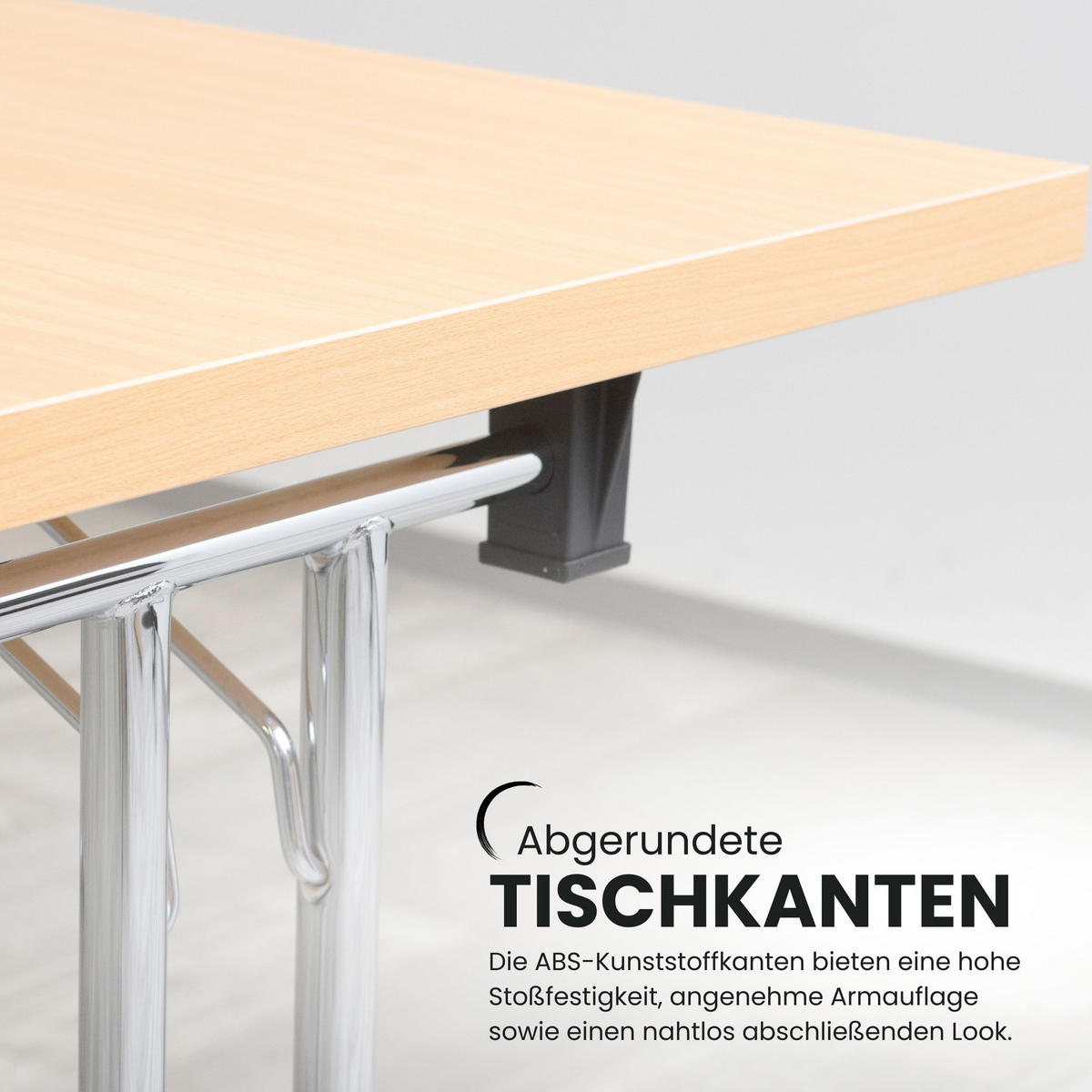 KLAPPTISCH KL 80/160/74,5 cm in Weiß - Weiß, Holzwerkstoff (80/160/74.5cm) - bümö