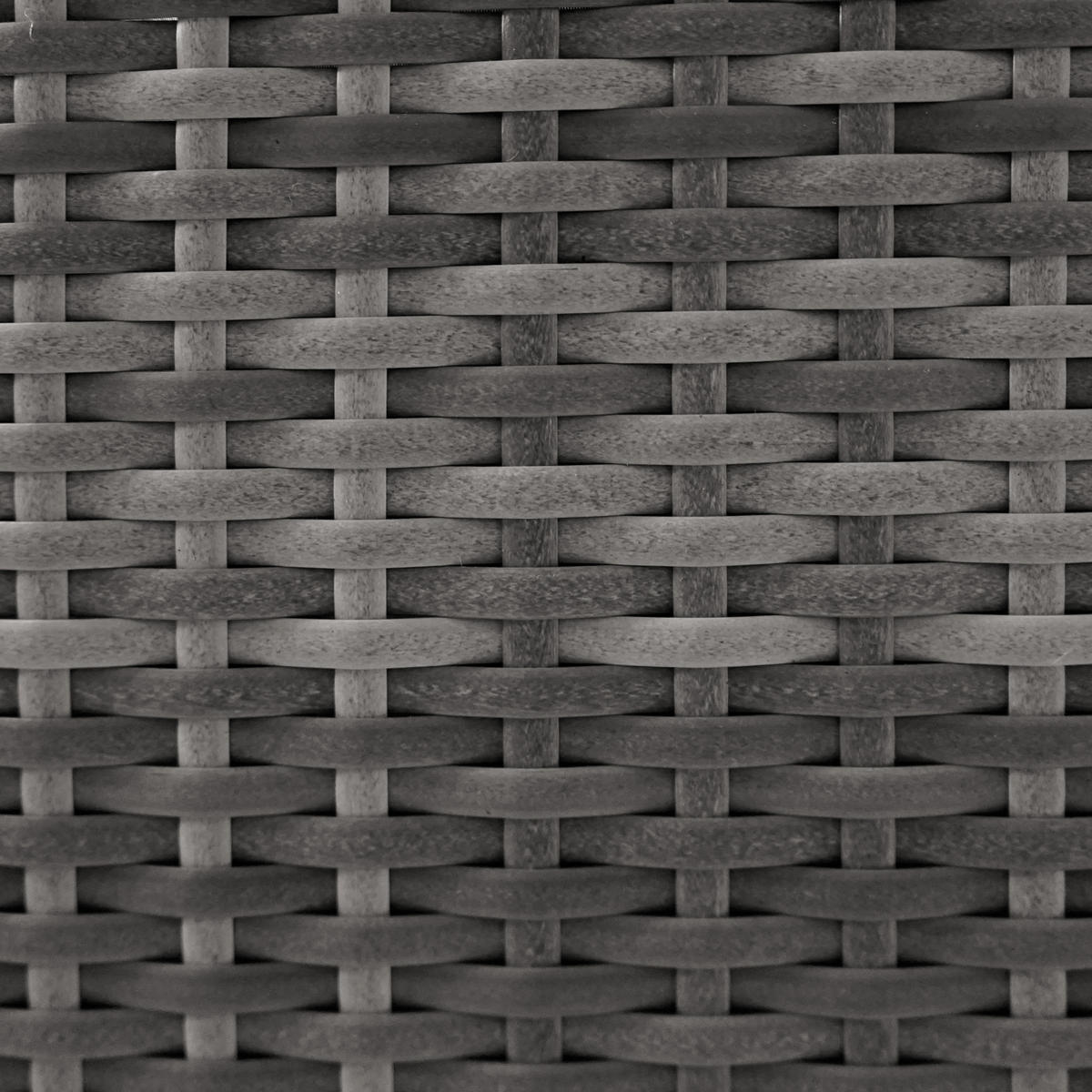 KISSENBOX Rattan - Grau - Grau, Naturmaterialien (138/1/70cm) - Monstershop