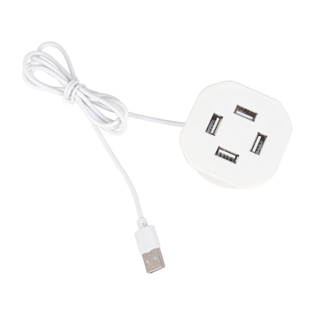LAPTOPTISCH mit USB-Anschlüssen aus MDF und Eisen in Holzoptik Getränkehalter Klappbarer für Bett und Couch 60 x 40 x 28cm - Naturfarben, Metall (40/60/28cm) - Livingandhome