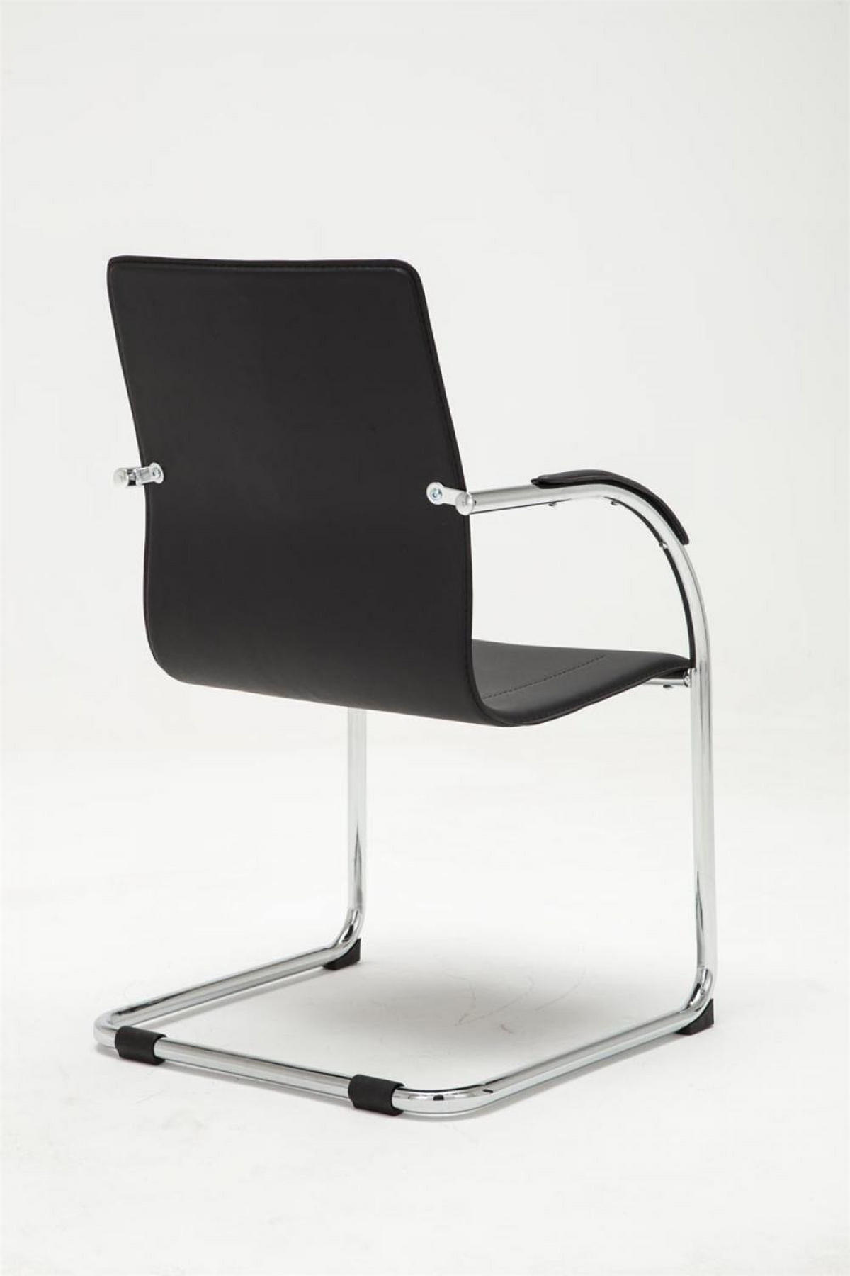 SCHWINGSTUHL Lederlook schwarz - Schwarz, Textil/Metall (56/94/52cm) - CLP