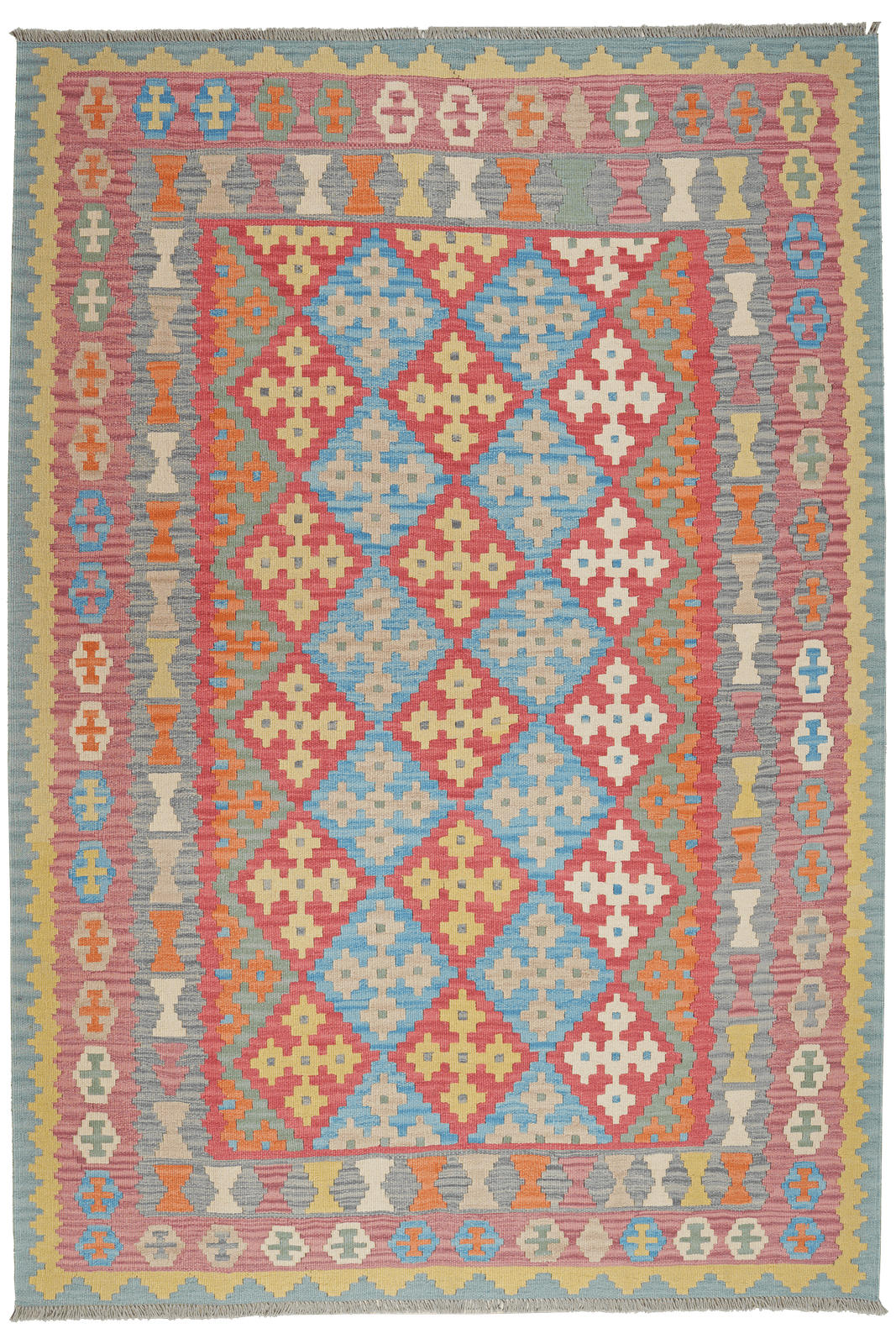 Looma Kelim-Teppich Rot 178x259 cm