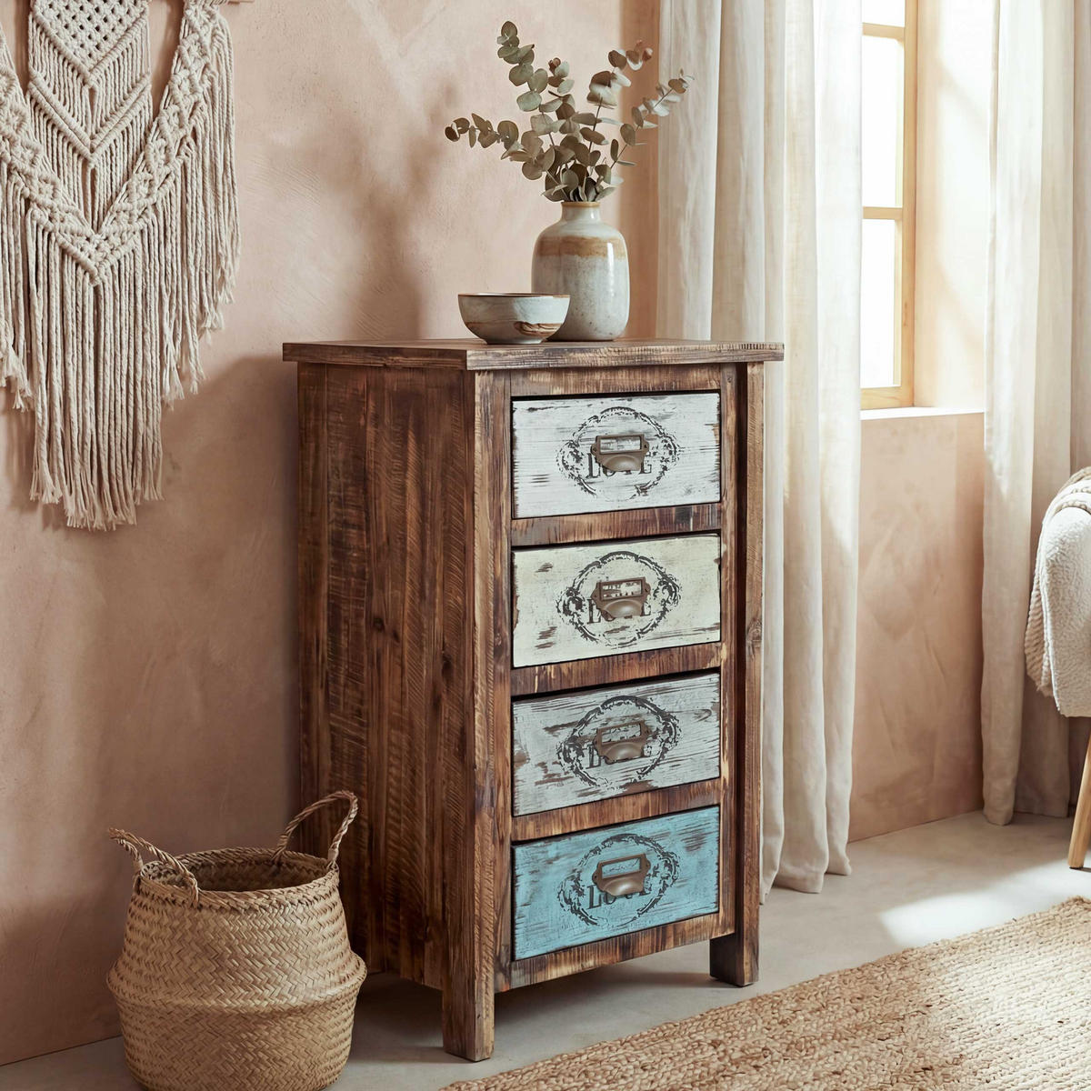 KOMMODE Braun - Braun, Holz (48/79/33cm) - MCW