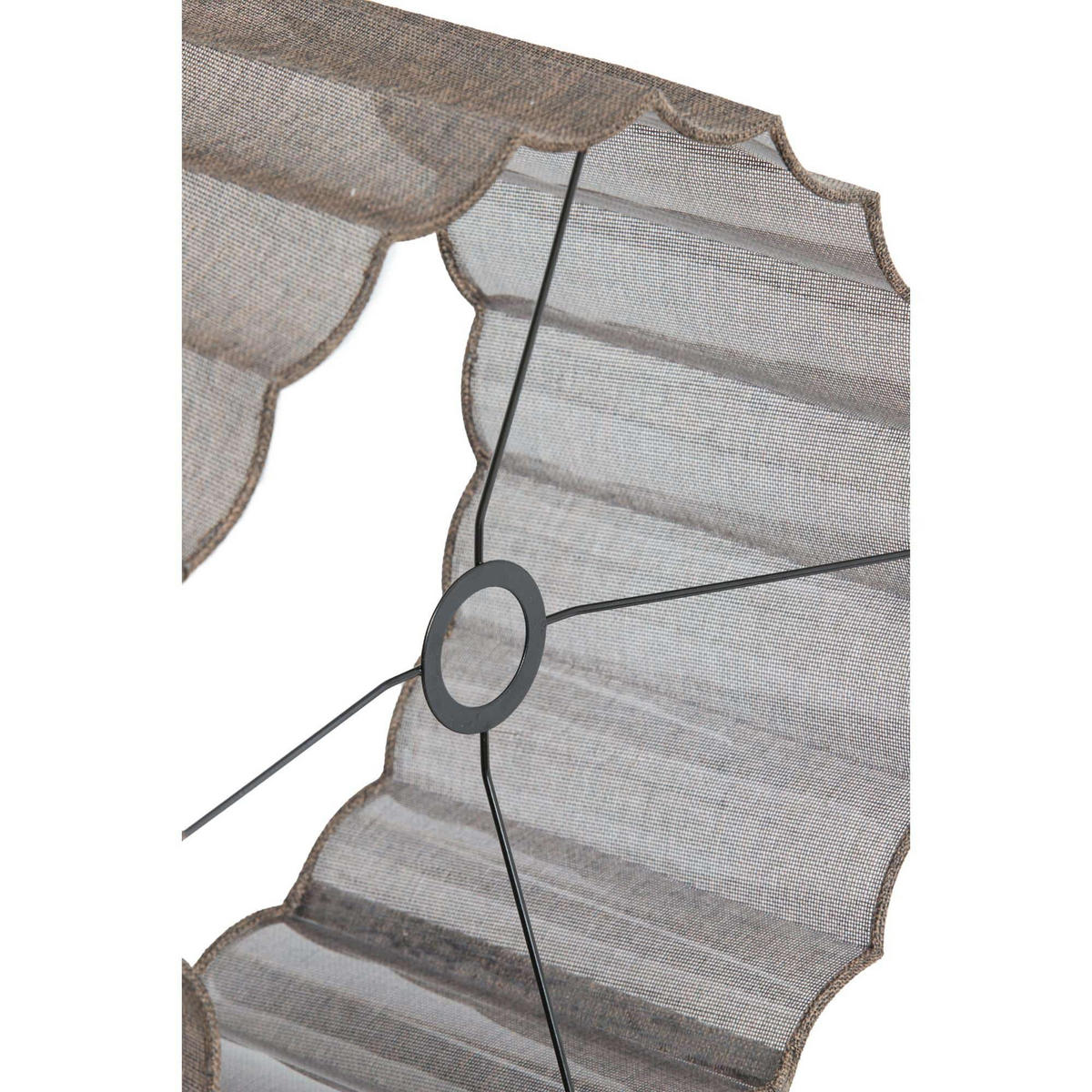 LAMPENSCHIRM Disli Braun 40/40/25 cm - Braun, Textil (40/40/25cm) - Light & Living