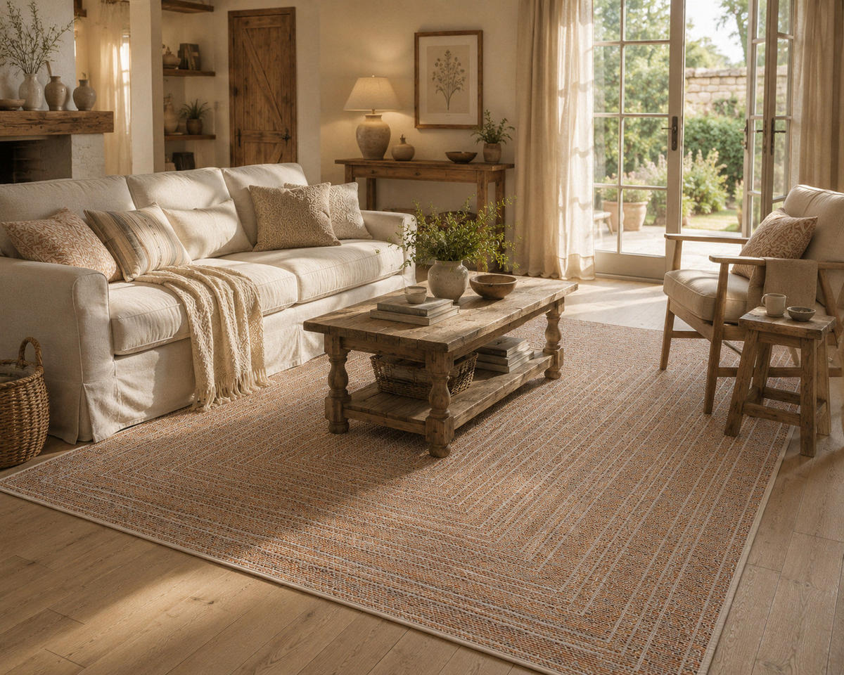PANAMA IN- UND OUTDOOR TEPPICH - Braun, Textil (80/120cm) - Pergamon