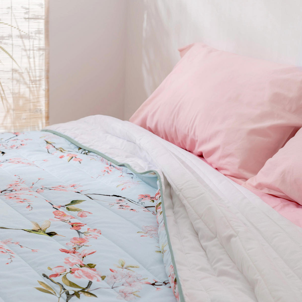 TAGESDECKE Chinoiserie 270x260 cm (Bett 160/180) - Multicolor, Textil (270/260cm) - Happy Friday