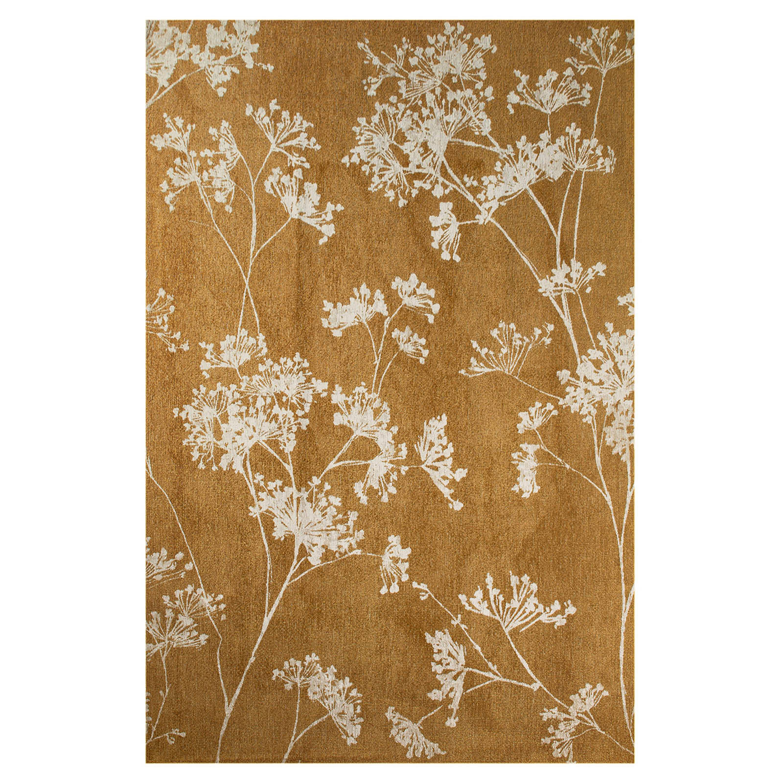 TEPPICH Parsley Herbarium 170/240 cm - Goldfarben, Textil (170/240cm) - Lola&Moi