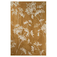 TEPPICH Parsley Herbarium 170/240 cm - Goldfarben, Textil (170/240cm) - Lola&Moi